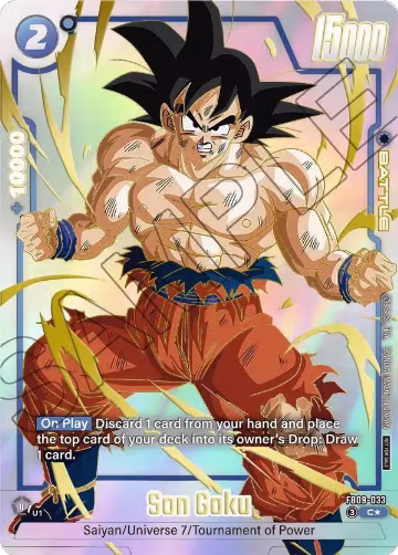 Son Goku - FB09-033 (Limited Pack 26-27 WAVE1) (FB09-033), Tournament and Championship Promos — DB Fusion card price