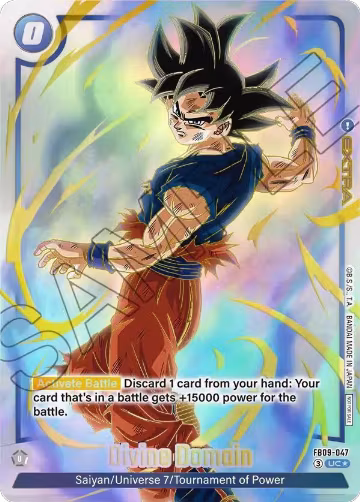 Divine Domain (Limited Pack 26-27 WAVE1) (FB09-047), Tournament and Championship Promos — DB Fusion card price
