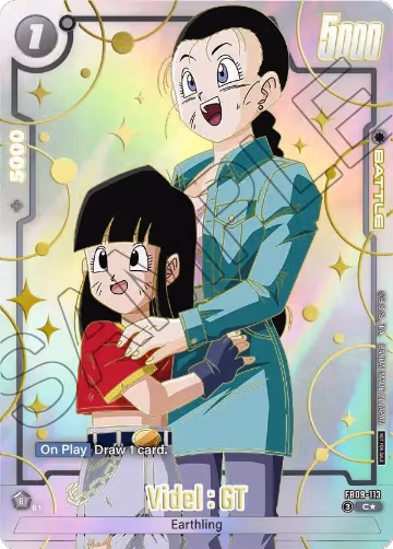 Videl : GT (Limited Pack 26-27 WAVE1) (FB09-113), Tournament and Championship Promos — DB Fusion card price