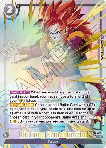 Big Bang Kamehameha (Limited Pack 26-27 WAVE1) (FB09-120), Tournament and Championship Promos — DB Fusion card price