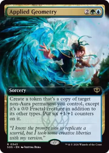 Applied Geometry (Extended Art) (343), Secrets of Strixhaven — Magic card price