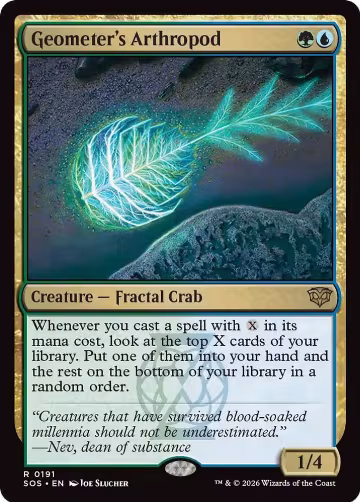 Geometer's Arthropod (191), Secrets of Strixhaven — Magic card price