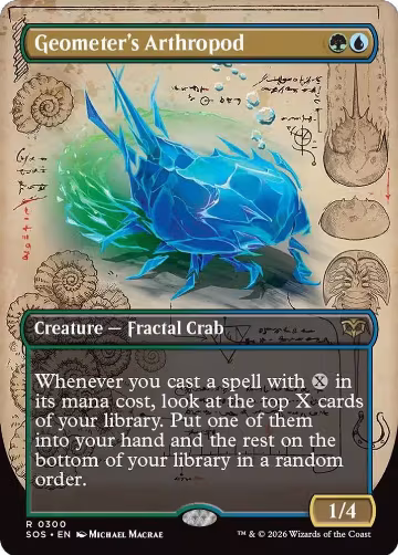 Geometer's Arthropod (Borderless) (300), Secrets of Strixhaven — Magic card price