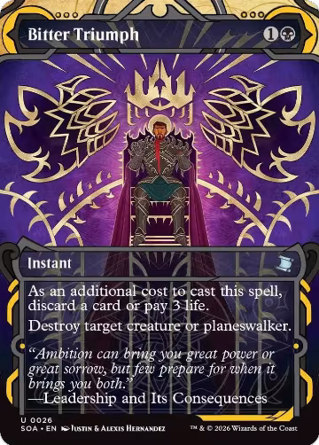 Bitter Triumph (26), Secrets of Strixhaven: Mystical Archive — Magic card price