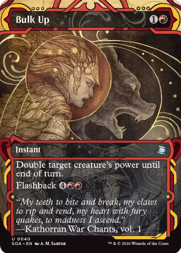Bulk Up (40), Secrets of Strixhaven: Mystical Archive — Magic card price