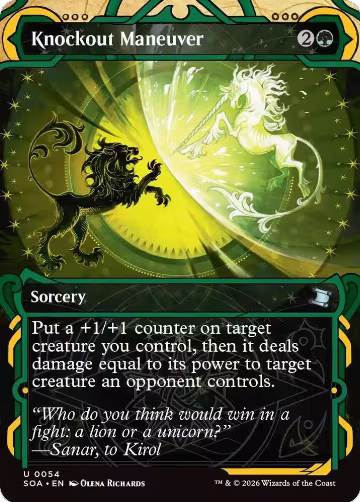 Knockout Maneuver (54), Secrets of Strixhaven: Mystical Archive — Magic card price