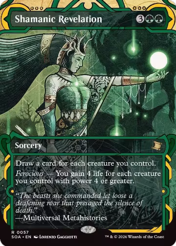 Shamanic Revelation (57), Secrets of Strixhaven: Mystical Archive — Magic card price