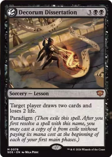 Decorum Dissertation (78), Secrets of Strixhaven — Magic card price