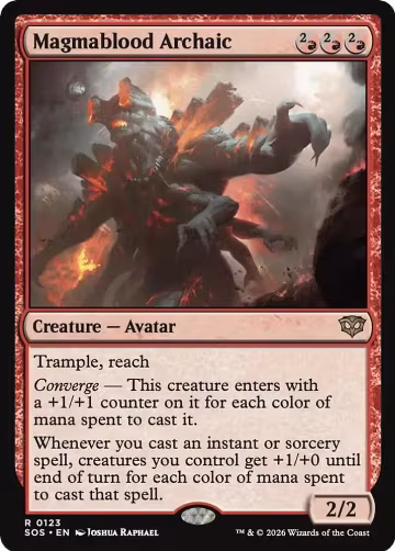 Magmablood Archaic (123), Secrets of Strixhaven — Magic card price