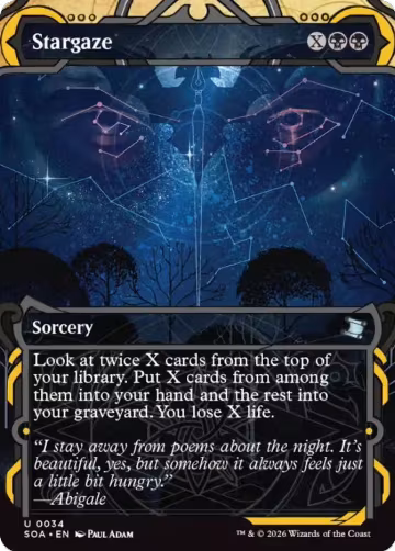 Stargaze (34), Secrets of Strixhaven: Mystical Archive — Magic card price