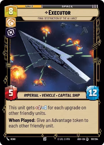 Executor - Final Destruction of the Alliance (197/264), Ashes of the Empire — Star Wars card price