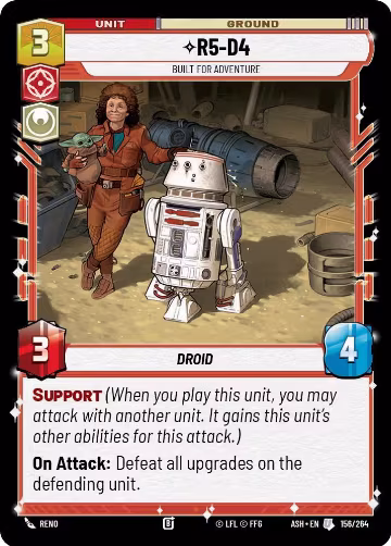 R5-D4 - Built for Adventure (156/264), Ashes of the Empire — Star Wars card price