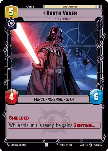 Darth Vader - Meet Your Destiny (243/264), Ashes of the Empire — Star Wars card price