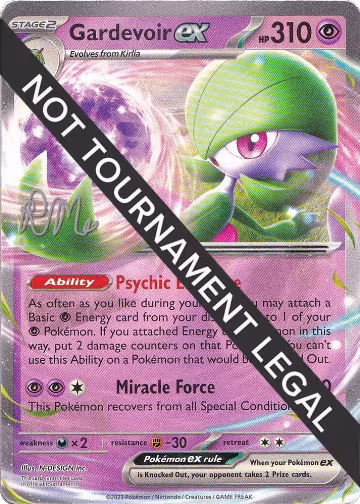 Gardevoir ex - 2025 (Riley McKay), World Championship Decks — Pokémon card price