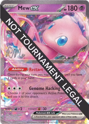 Mew ex - 2025 (Riley McKay), World Championship Decks — Pokémon card price