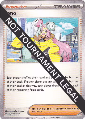 Iono - 2025 (Riley McKay), World Championship Decks — Pokémon card price