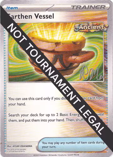 Earthen Vessel - 2025 (Riley McKay), World Championship Decks — Pokémon card price