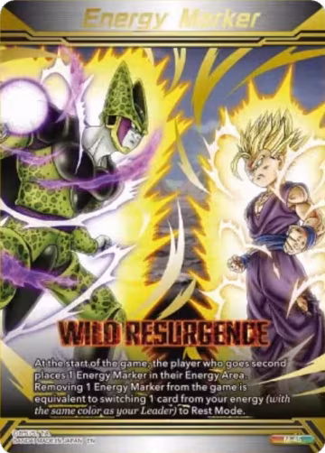 Energy Marker - Wild Resurgence (M-45) (Gold-Stamped) (M-45), Three Glorious Fighters — DB Super card price