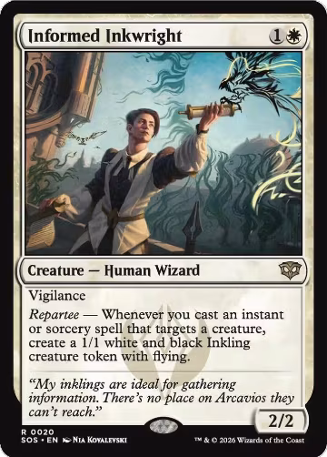 Informed Inkwright (20), Secrets of Strixhaven — Magic card price