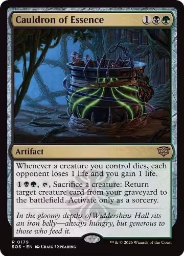 Cauldron of Essence (179), Secrets of Strixhaven — Magic card price