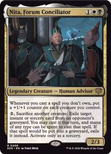 Nita, Forum Conciliator (206), Secrets of Strixhaven — Magic card price