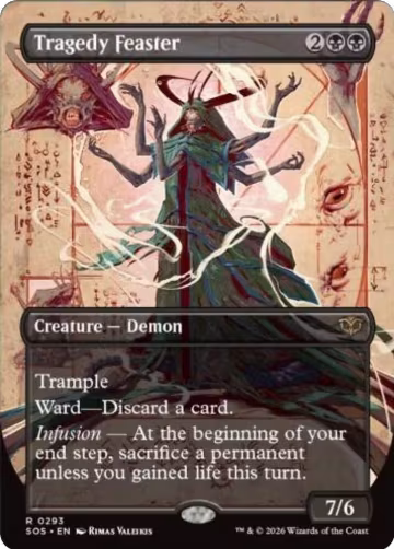 Tragedy Feaster (Borderless) (293), Secrets of Strixhaven — Magic card price