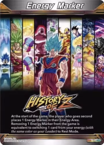 Energy Marker - History of Z (M-51) (M-51), Three Glorious Fighters — DB Super card price