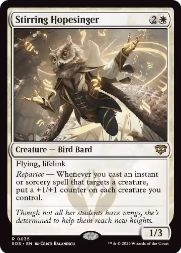Stirring Hopesinger (35), Secrets of Strixhaven — Magic card price