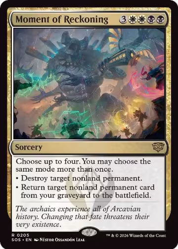 Moment of Reckoning (205), Secrets of Strixhaven — Magic card price