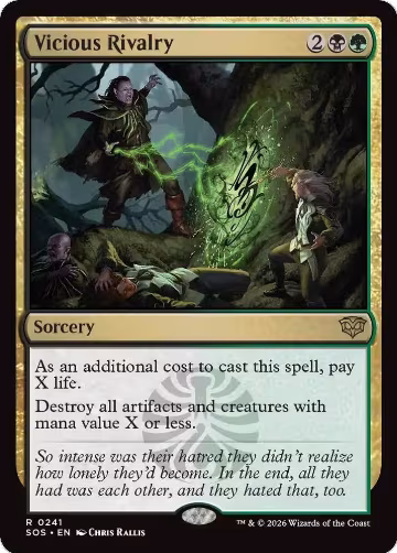 Vicious Rivalry (241), Secrets of Strixhaven — Magic card price