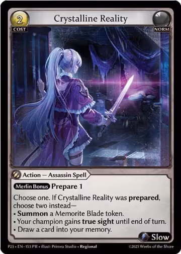 Crystalline Reality (153), Promotional Cards — Grand Archive card price