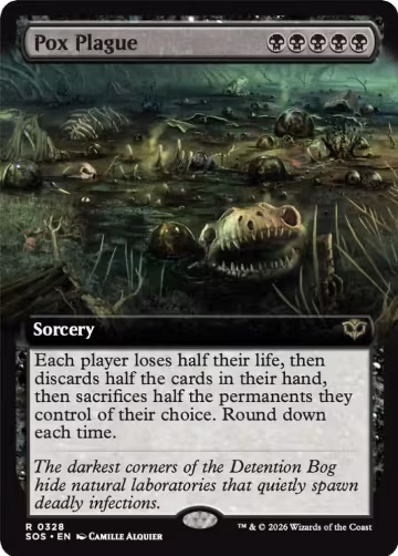 Pox Plague (Extended Art) (328), Secrets of Strixhaven — Magic card price
