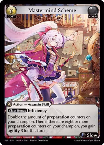 Mastermind Scheme (140) (140), Promotional Cards — Grand Archive card price