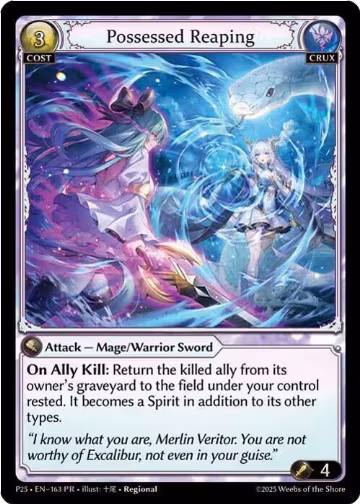 Possessed Reaping (163), Promotional Cards — Grand Archive card price