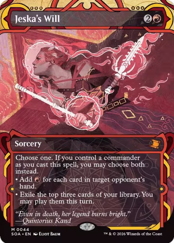 Jeska's Will (44), Secrets of Strixhaven: Mystical Archive — Magic card price