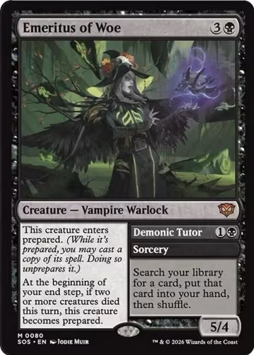 Emeritus of Woe (80), Secrets of Strixhaven — Magic card price