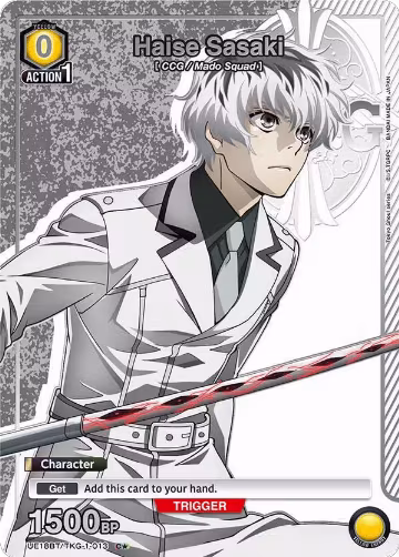 Haise Sasaki (013) (C*) (UE18BT/TKG-1-013), Tokyo Ghoul — Union Arena card price