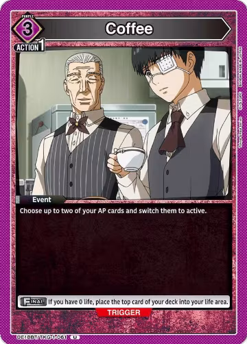 Coffee (UE18BT/TKG-1-061), Tokyo Ghoul — Union Arena card price