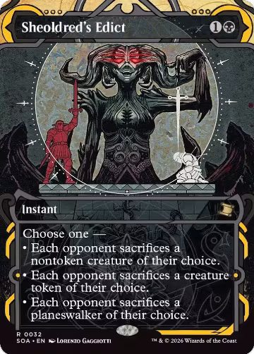 Sheoldred's Edict (32), Secrets of Strixhaven: Mystical Archive — Magic card price