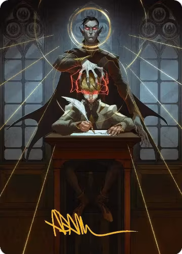 Vampiric Tutor Art Card (Gold-Stamped Signature) (45), Art Series: Secrets of Strixhaven — Magic card price