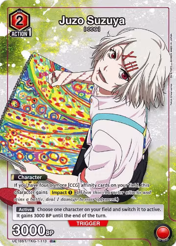 Juzo Suzuya (R*) (UE18ST/TKG-1-113) — card price