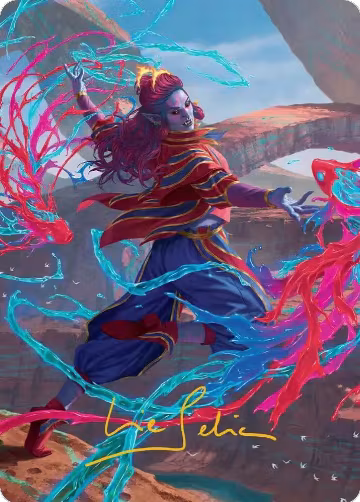 Rootha, Mastering the Moment Art Card (Gold-Stamped Signature) (34), Art Series: Secrets of Strixhaven — Magic card price