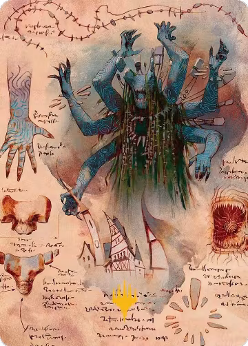 The Dawning Archaic Art Card (Gold-Stamped Planeswalker Symbol) (29), Art Series: Secrets of Strixhaven — Magic card price