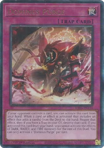 Dominus Purge (PUR) (RA05-EN150), Rarity Collection 5 — Yu-Gi-Oh! card price