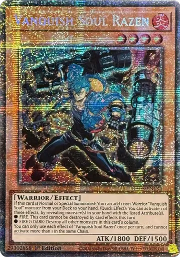 Vanquish Soul Razen (Starlight Rare) (RA05-EN134), Rarity Collection 5 — Yu-Gi-Oh! card price