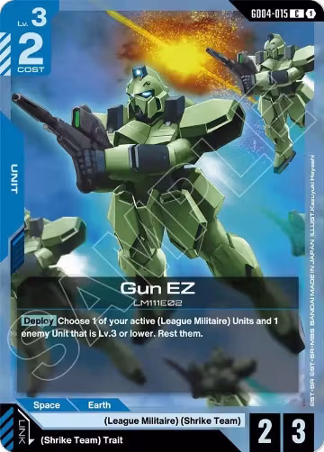 Gun EZ (GD04-015), Phantom Aria — Gundam card price