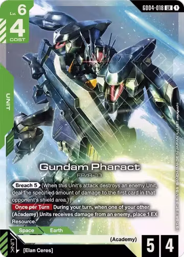 Gundam Pharact (GD04-018), Phantom Aria — Gundam card price