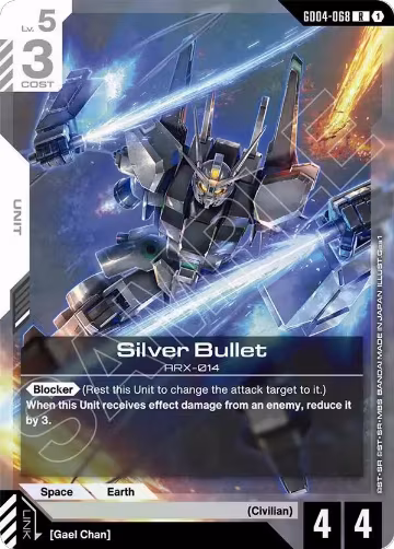 Silver Bullet (GD04-068), Phantom Aria — Gundam card price