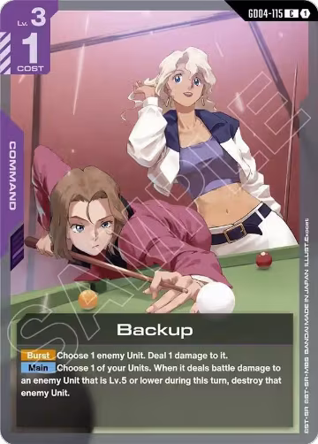 Backup (GD04-115), Phantom Aria — Gundam card price