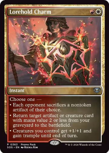 Lorehold Charm (363), Promo Pack: Secrets of Strixhaven — Magic card price